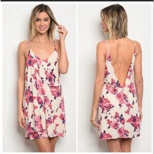 Honey Belle Ivory Rose Wrap Dress size medium